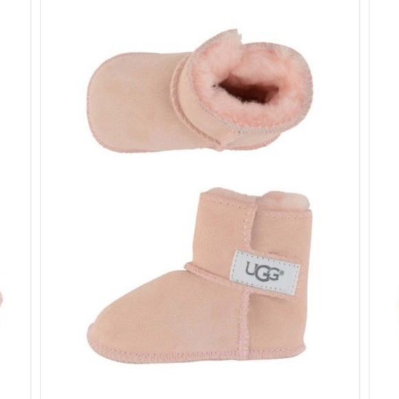 UGG pink suede Erin toddler booties - Picture 3 of 15